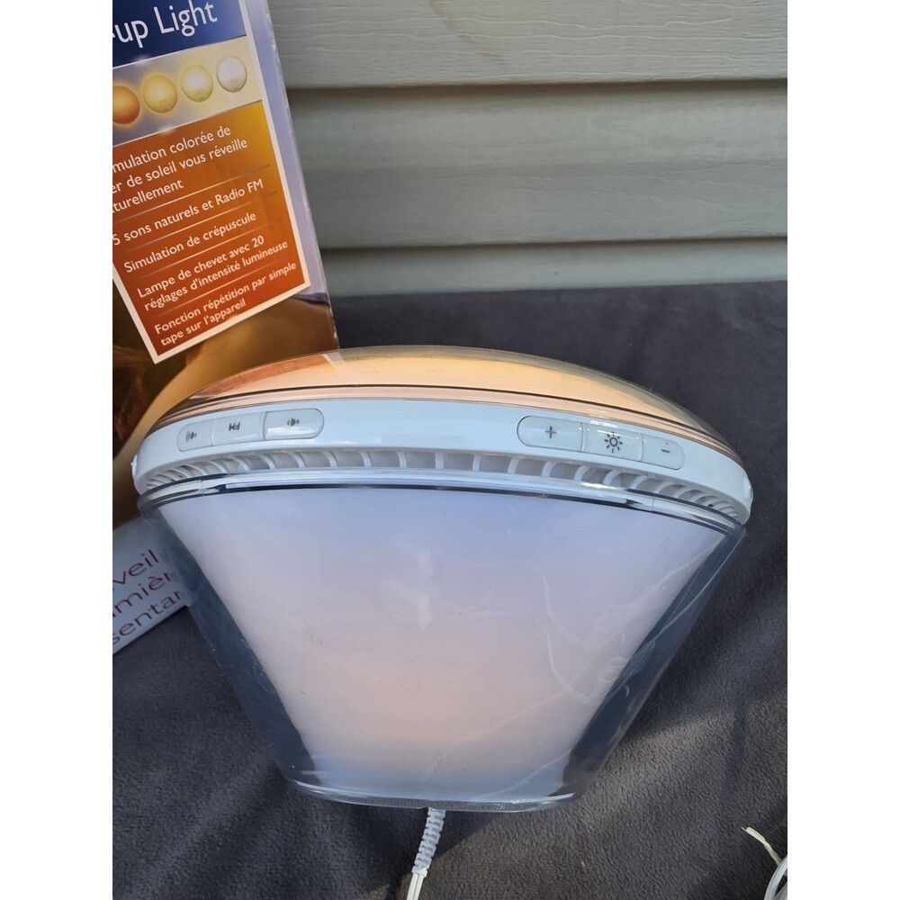 Philips SmartSleep Wake-Up Light HF-3520 Colored Sunrise Sunset Simulation